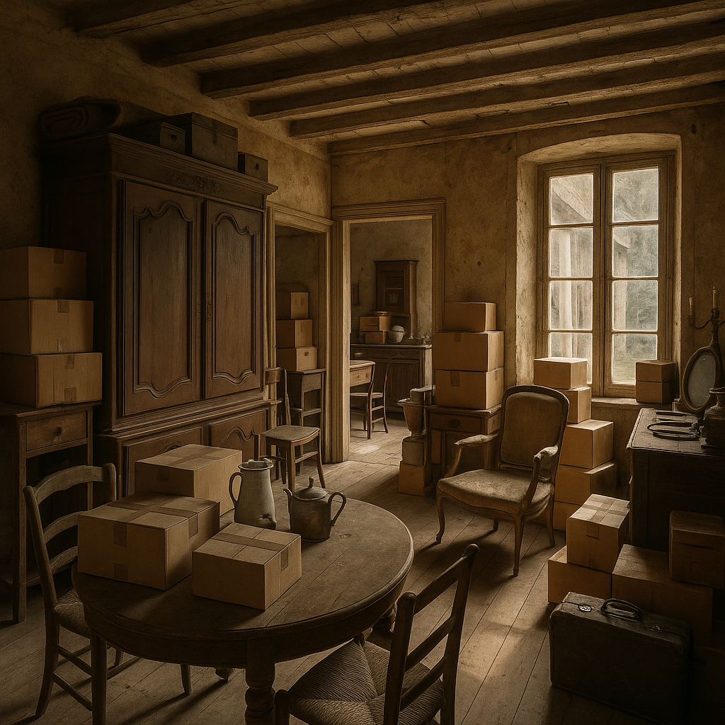 Avant — Débarras après succession — pavillon de l'Oise