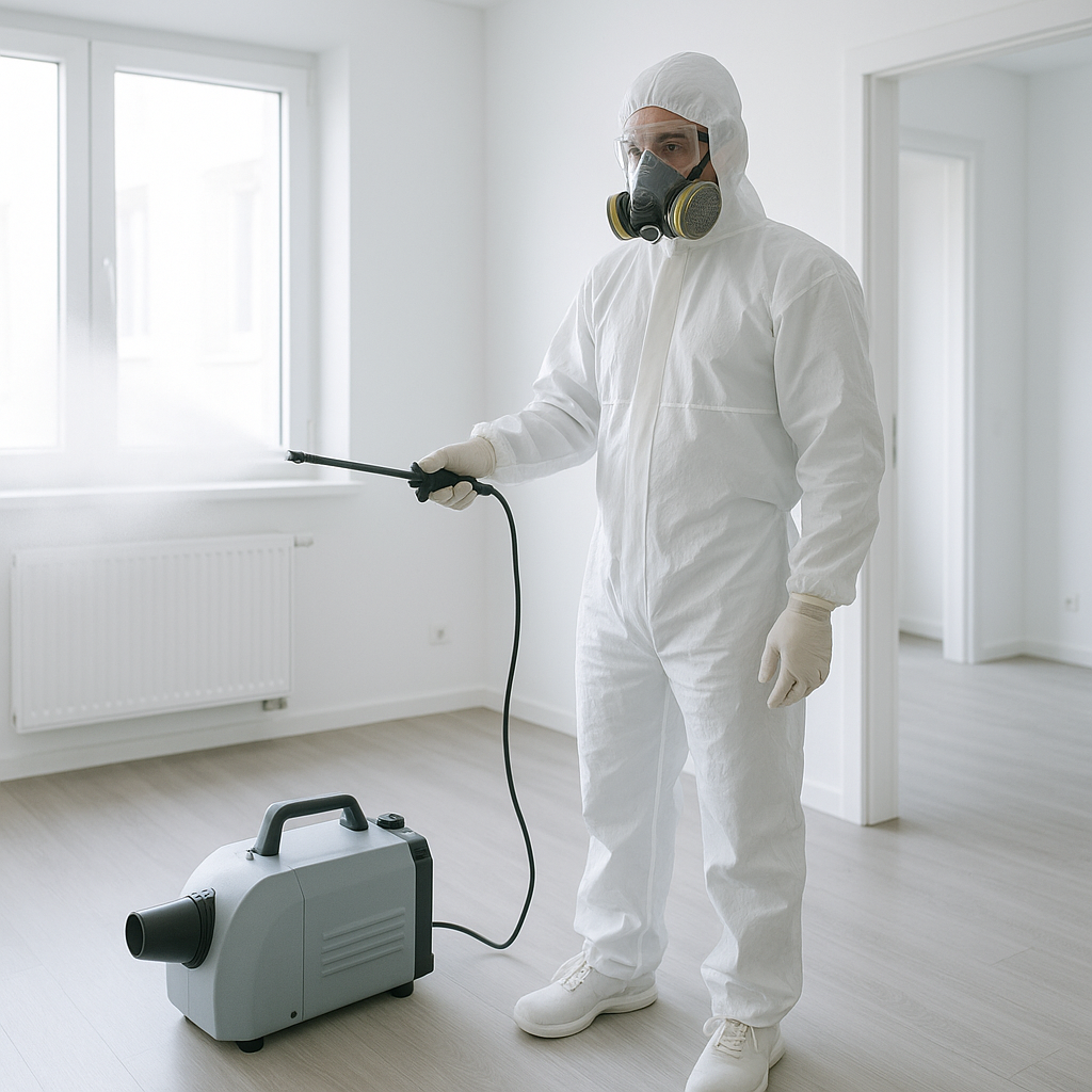 Désinfection, décontamination et nettoyage après infestation
