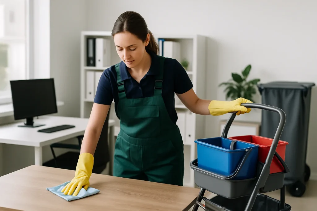Des techniciens de nettoyage effectuent des travaux dans un appartement à Hirson.